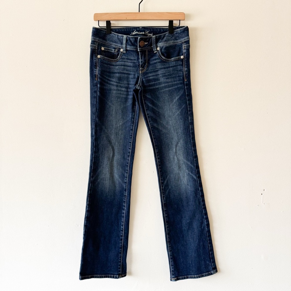 American Eagle Women's Slim Boot Stretch Jeans Size 2 - Picture 2 of 9
